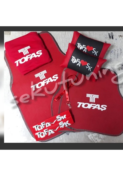 Tofaş Uyumlu,Halı Paspas,Kılıf,Deri Yastık,Kemer Pedi Ayna Ip Set (306451057)