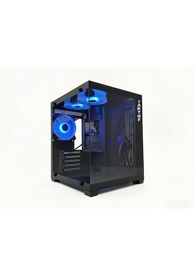 Aktuf Royal Siyah 3 Rgb Fanlı Atx 600w Power Supply Gaming Oyuncu Bilgisayar Kasası
