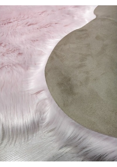 Yamalıhome Peluş Halı Apost Pembe 75 x 200Cm Post Halı