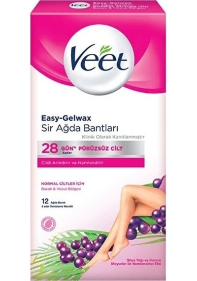 Veet Professional Ağda Bandı Normal 12li