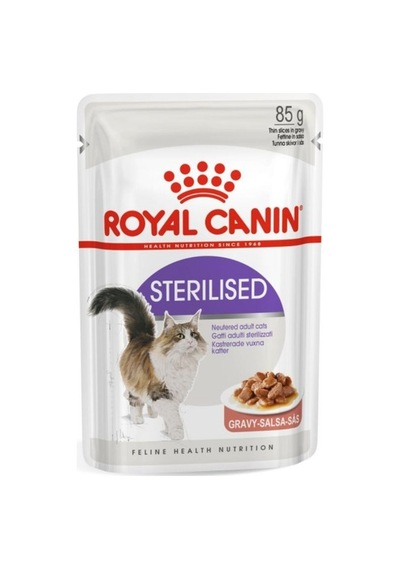Sterilised37 - Kuru Kedi Maması 4 Kg + Yaş Mama 12x85 Gr + Saklama Kabı