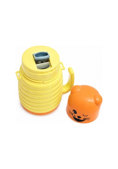 Çocuk Çelik Matara - Emojili - 350 Ml - Sarı - 200339 Diğer