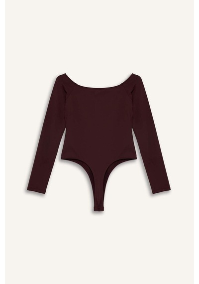 Defacto Uzun Kollu Body G5701ax25wnbr43 Bordo-br43
