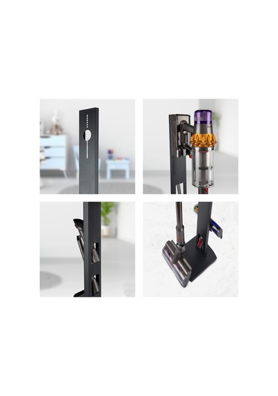 Dyson Uyumlu Dikey Süpürge Standı Beyaz Renk Dyson V15 - V12 - V11 - V10 - V8 Modellere Uyumlu Beyaz - 803224649