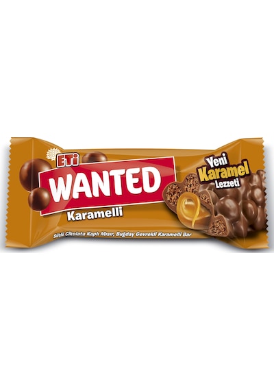 Eti Wanted Karamelli Bar 24 x 22 G