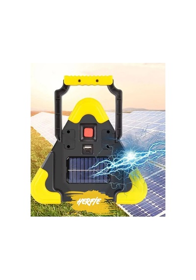 Acil Durum Işığı Solar Enerjili Yanar Sönerli Lamba Araç Reflektörü Uzun Menzilli