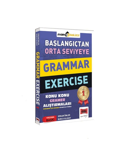 Başlangıçtan Orta Seviyeye Grammer Exercıse 1 - Orta Seviyeden İleri Seviyeye Grammer Exercıse 2 Konu Konu Gramer Alıştırmaları 2'li Set - 880209090