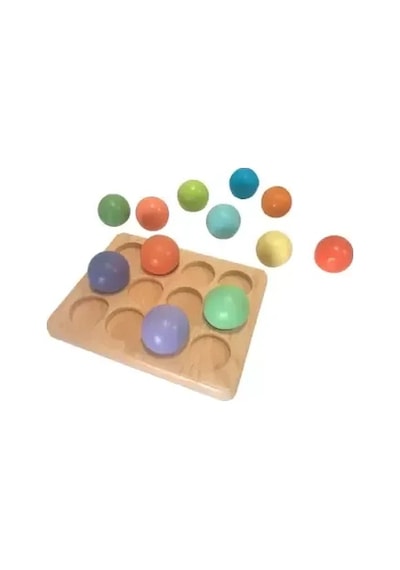 Wood&joy Ahşap Pastel Toplar