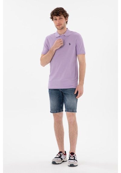 U.S. Polo Assn. Us. Polo Assn. Erkek Tişört Mor