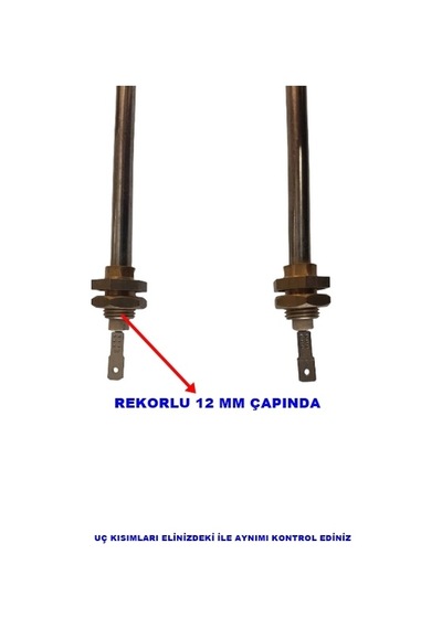 Ender Benmari 30cm Rekorlu Düz Rezistans 1500w 220v 8,5 Cr-ni