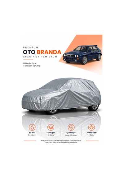 Lancia Delta 1993-1999 Hatchback Uyumlu Araba Brandası Oto Branda Araba Örtüsü Araç Çadırı