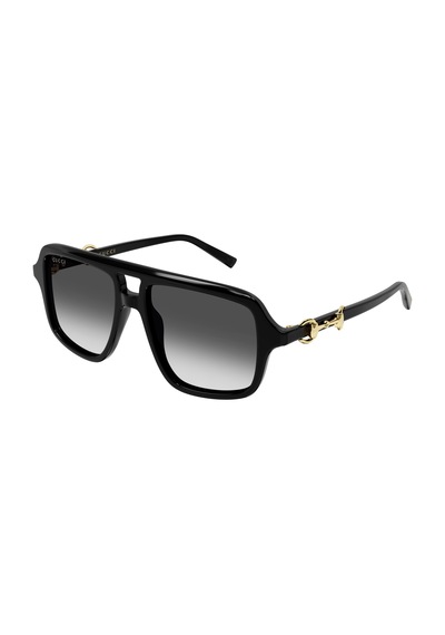 Guccı 2052s 007 55 Unisex Güneş Gözlüğü Siyah