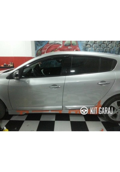 Renault Megane Marşpiyel Plastik Boyasız