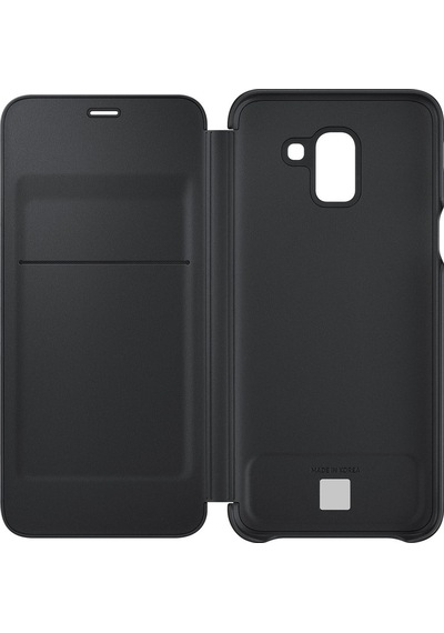 Galaxy J6 2018 İle Uyumlu Wallet Cover Kılıf Siyah Ef-wj600cbegww