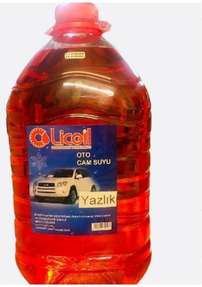 Licoil Yazlık Oto Cam Suyu Temizleyici&Şampuanlı&Parfümlü 5 Lt