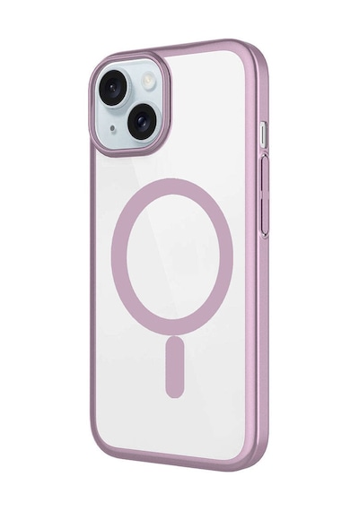 Apple Uyumlu iPhone 15 Plus Kılıf Wireless Şarj Özellikli Sert Pc Zore Mat Riksos M-safe Kapak Yeşil