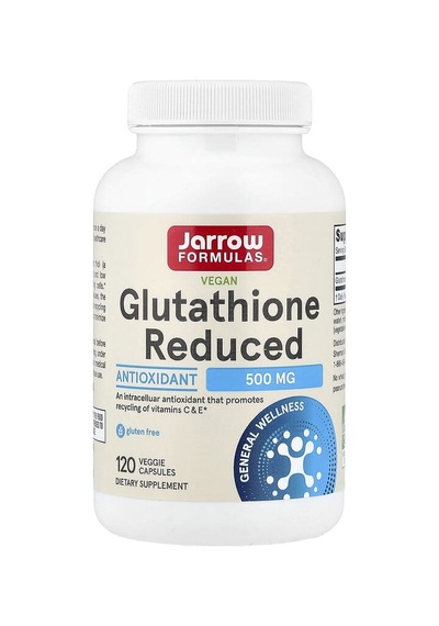 Jarrow Formulas, Vegan Glutathione Reduced, 500 Mg, 120 Veggie Capsules