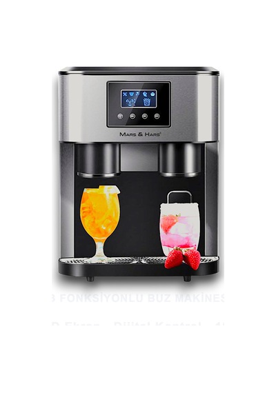 Buz Makinesi Bütün Buz -kırık Buz Ve Soğuk Su Sebili Lcd Dokunmatik Kontrol Paneli