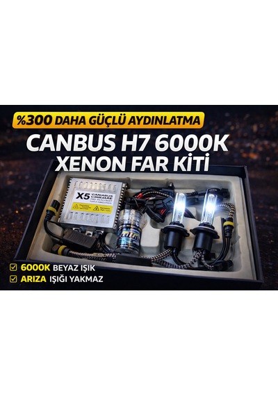 H7 6000k Canbus Xenon Far Kiti 0