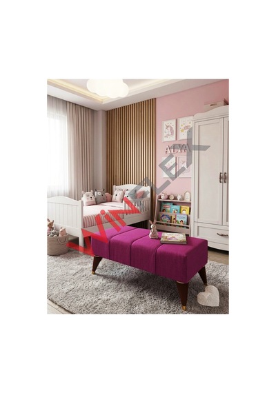 Winflex Şık Ve Fonksiyonel Dekoratif Puf 38x100 Cm Fuşya