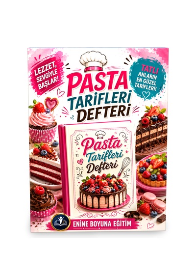 Pasta Tarifleri Defteri Çok Renkli