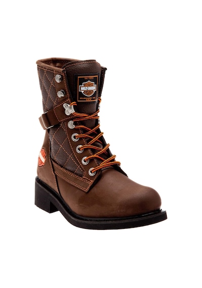 Harley Davidson New Worker Dark Brown Nubuk Erkek Bot Kahverengi