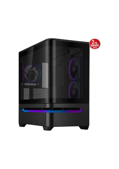 Asus Prıme Ap202 Tg Argb, Psu Yok, Tempered Glass, Kavisli Panel, Argb, Matx, Gamıng Kasa