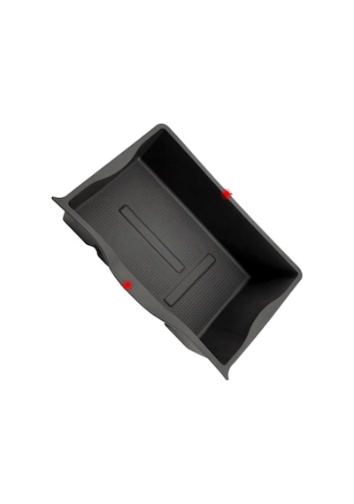 Polham Tesla Model Y İçin 35x23cm Koltuk Altı Saklama Kutusu, Şişe, Şemsiye, Ayakkabı İçin Organizer