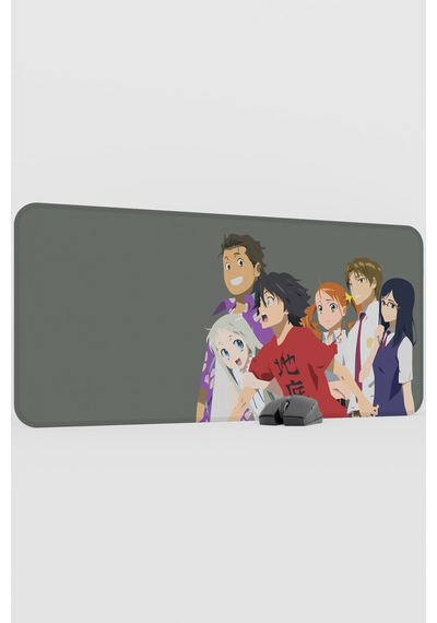 Anohana Anime V1 - 90x40 Xxl Gaming Kauçuk Kaymaz Taban Mouse Pad Fare Altlığı