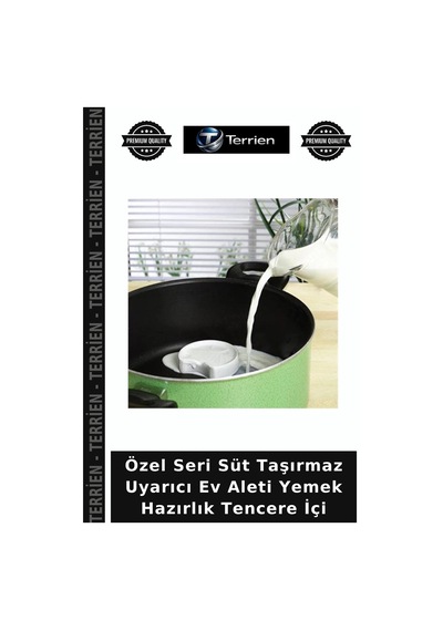 Özel Seri Süt Taşırmaz Uyarıcı Ev Aleti Yemek Hazırlık Tencere İçi Çok Renkli