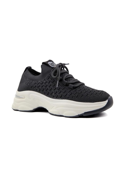 Ewoll 261-2057 Siyah Kadın Sneakers