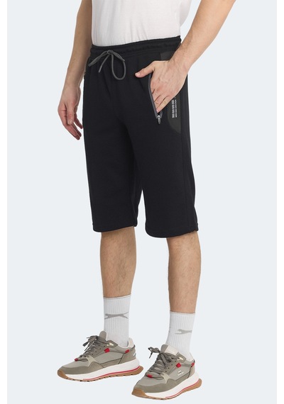 Slazenger Neacel 2 Li Set Erkek Siyah - Lacivert Şort