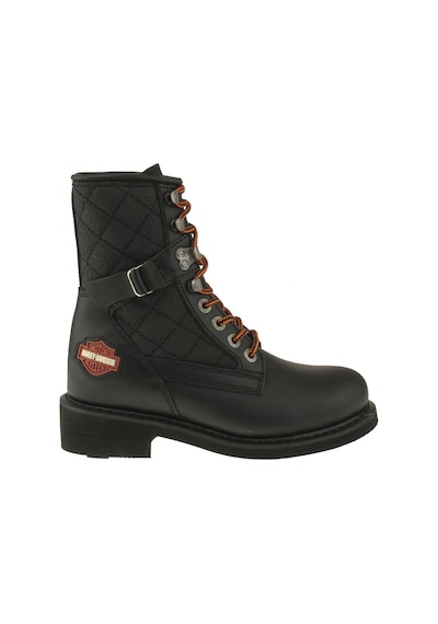 Harley Davidson New Worker Kadın Siyah Y.deri Bot-siyah Siyah