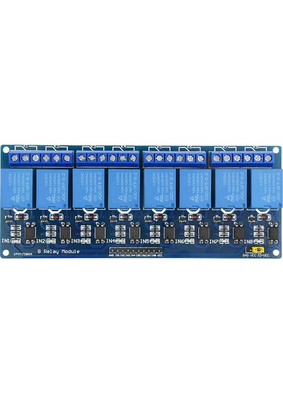 8 Kanal Dc 12v Röle Modül Ac 250v Dc 30v 10a Optokuplör İzolasyonlu Girişler Elektronik Anahtar