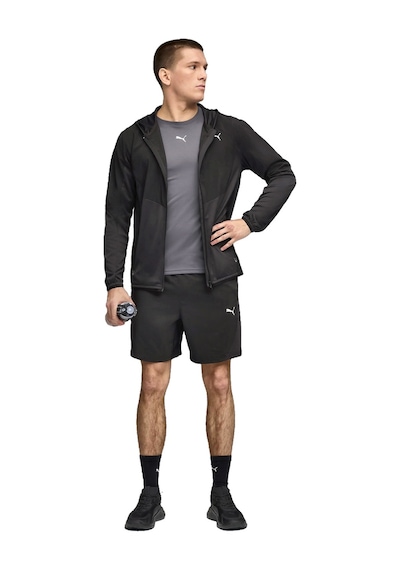 Puma Puma Flex Fabric Mix Jacket Erkek Siyah Koşu Ceketi 28605 Siyah