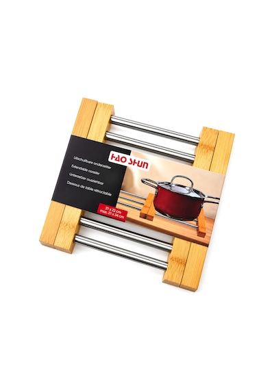 Ayarlanabilir Metal Nihale Bambu Ayaklı 21-34 Cm Beyaz - Çok Renkli
