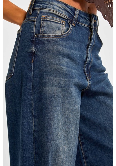 Itsbasic Kadın T.kot Rengi 2w5-8 Lyl36 Palazzo Fit Likralı Kumaş İç Boy 80cm Denim Jean Itsbasic Kadın T.kot Rengi 2w5-8 Lyl36 Palazzo Fit Likralı Kumaş İç Boy 80cm Denim Jean