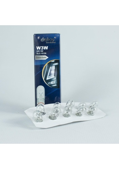 Delco U.s.a W3w Dipsiz Ampul T10 Halogen 24 Volt 10 Adet