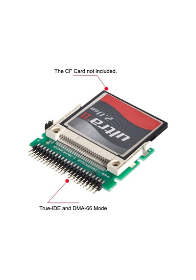 Ide To Cf Adaptör Compact Flash Cf Merory Ide 2,5-inç-44 Pin-ıde Çevirici