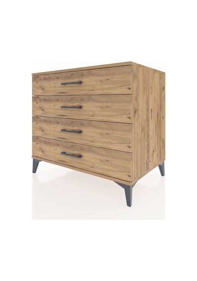 Kronos Şifonyer 4 Çekmeceli 88x59x80 Çam-çam Çam
