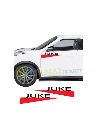 Nissan Juke Yan Ayna Altı Şerit Oto Sticker Yapıştırma Etiket 2Ad