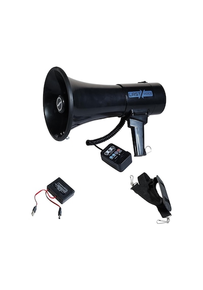 Lastvoice Mgf-200x El Megafonu 200w Bluetooth Usb Şarjlı