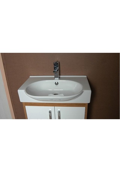 Idevit Tezgah Üstü Myra Lavabo 65CM Sifonsuz