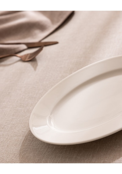 Madame Coco Nuit Kayık Tabak - Krem - 25 Cm 8684427206027 Ekru