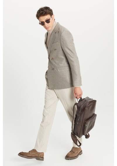 Altınyıldız Classıcs Erkek Bej Yünlü Slim Fit Kırlangıç Yaka Kapak Cepli Diagonal Desenli Blazer Kruvaze Ceket Altınyıldız Classıcs Erkek Bej Yünlü Slim Fit Kırlangıç Yaka Kapak Cepli Diagonal Desenli Blazer Kruvaze Ceket