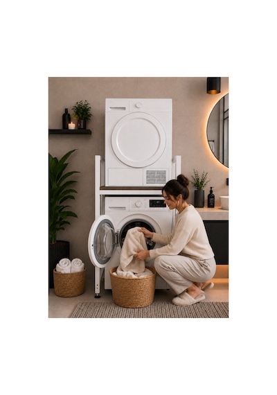 Lifos Siyah/beyaz Raflı Çamaşır Makinesi Dolabı Kurutma Makinesi Dolabı Metal Banyo Dolabı Lifos Siyah/beyaz Raflı Çamaşır Makinesi Dolabı Kurutma Makinesi Dolabı Metal Banyo Dolabı
