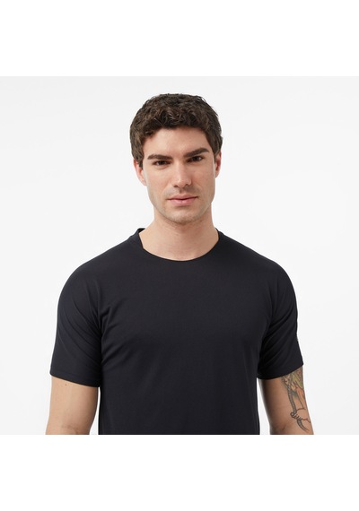 Salomon Sense Aero Erkek Siyah T-shirt Lc2187200 Çok Renkli