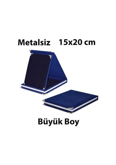 Lacivert Albüm Plaket 15x20 Cm Metalsiz