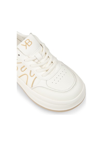 Deery Kadın Bej Renkli Platform Sneaker - K1064zbejc01 Bej