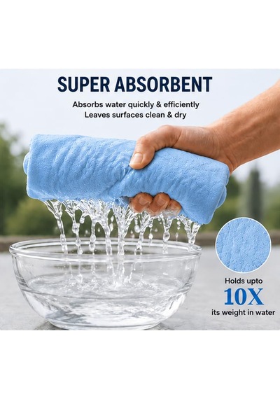 Sentetik Güderi Bez 2 Adet Çok Amaçlı Temizlik Bezi Mutfak Banyo Lavabo Tezgah Kurulama Bezi Su Emici 42 X 32 Cm Araç Kurulama Bezi